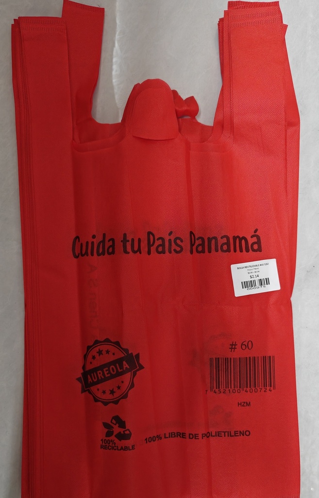 BOLSA REUTILIZABLE #60 12U