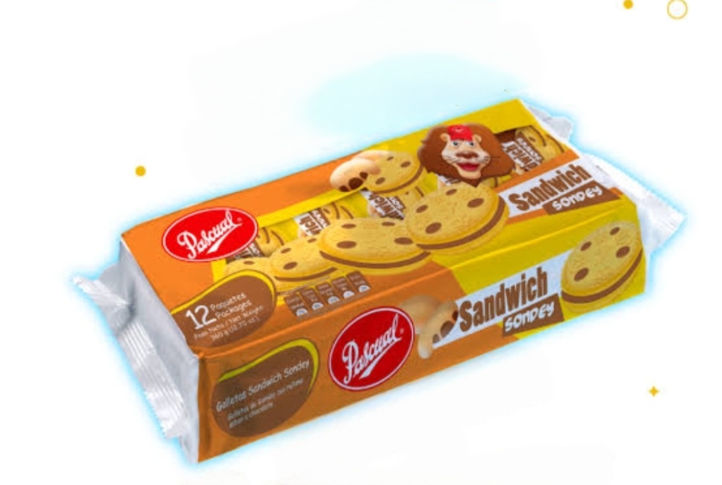 PAQUETE GALLETA PASCUAL 12U SONDEY