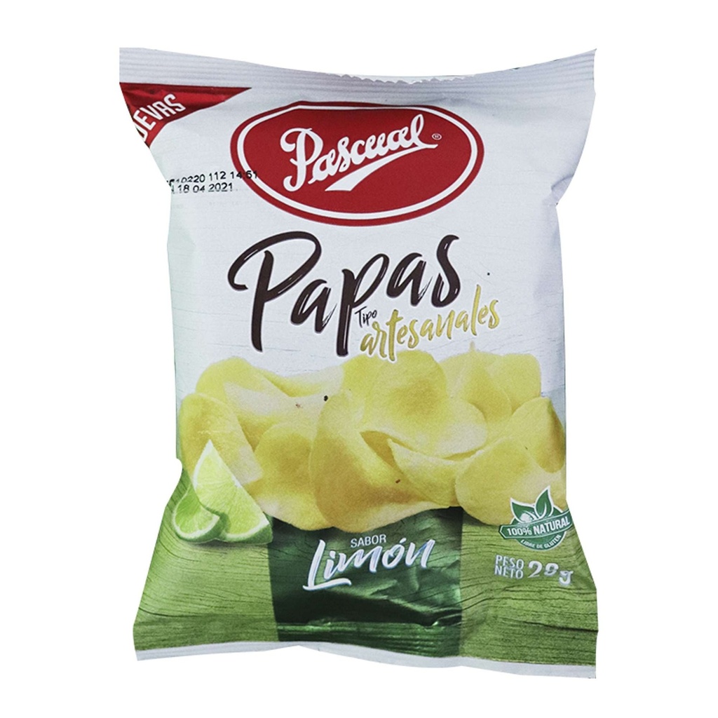 PAPA ARTESANAL LIMON 28G