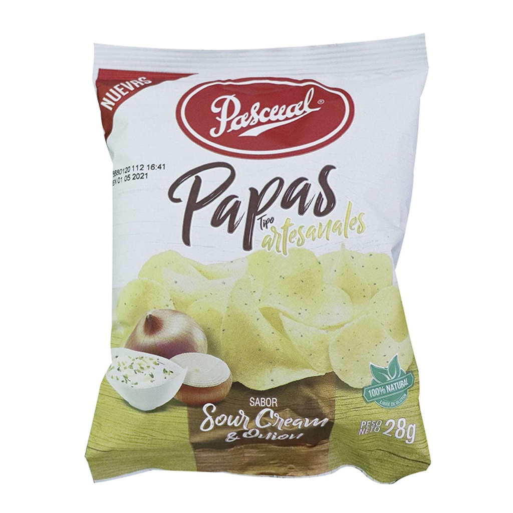 PAPA ARTESANAL SOUR & CREAM 28G