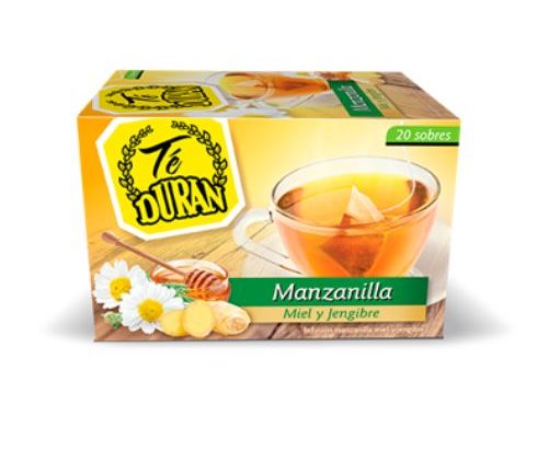 TE MANZANILLA, MIEL Y JENGIBRE 20U