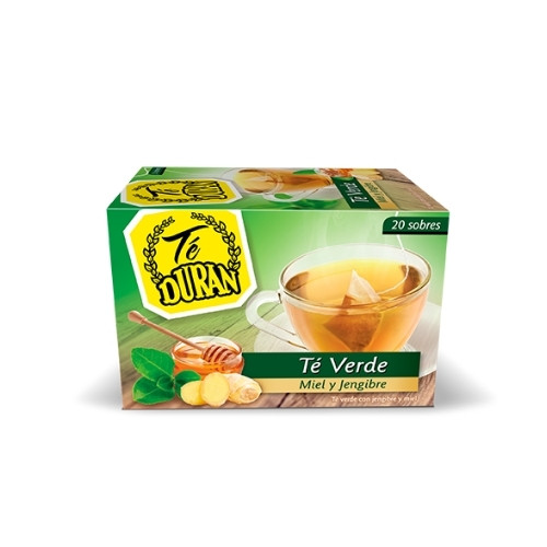 TE VERDE, MIEL Y JENGIBRE