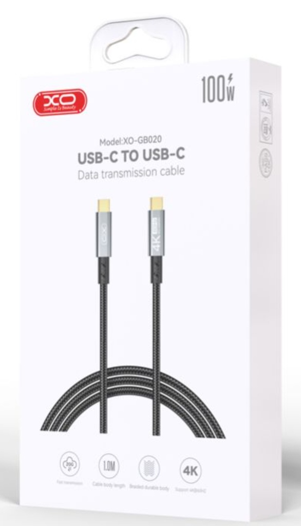 CABLE XOGB020 TIPO C A TIPO C MULTIFUNCION 100W