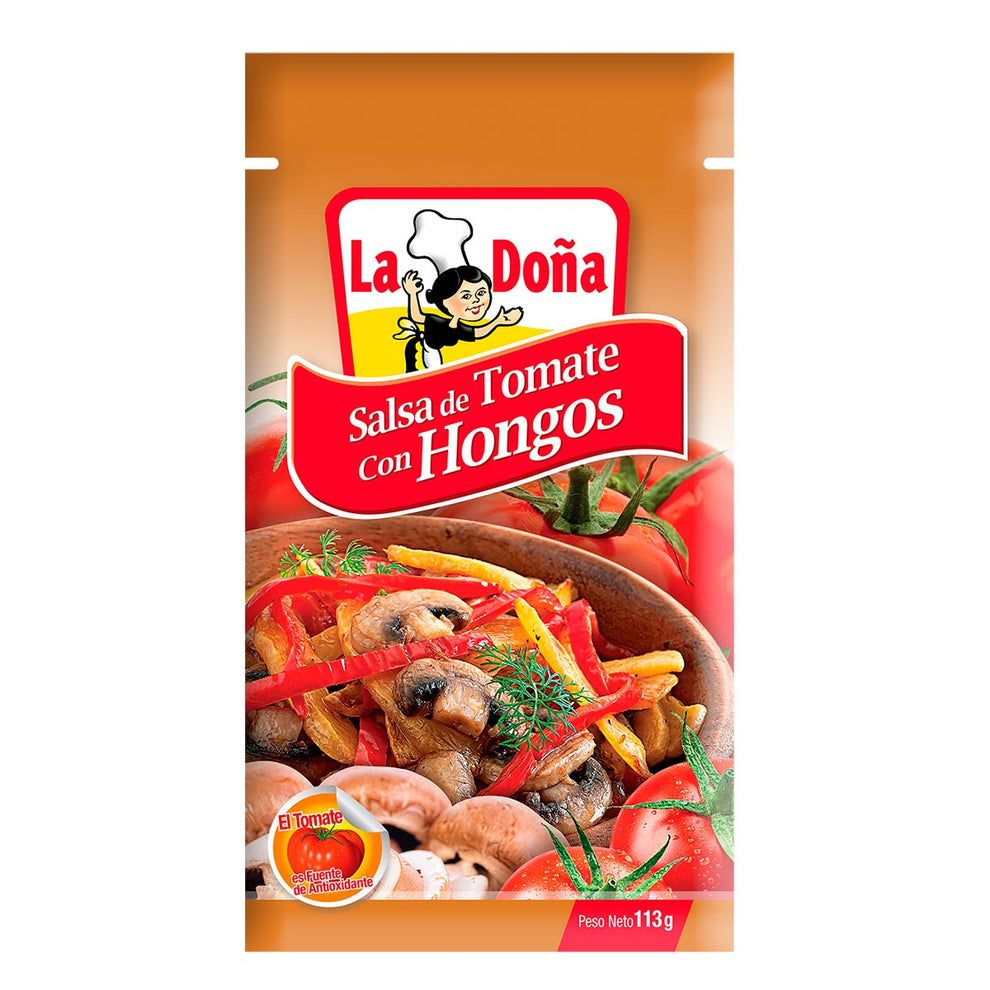 SALSA DE TOMATE CON HONGO 113G