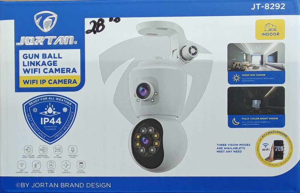 CAMARA SEGURIDAD JT-8292 PRO 2MGAPC 2 CAMARA