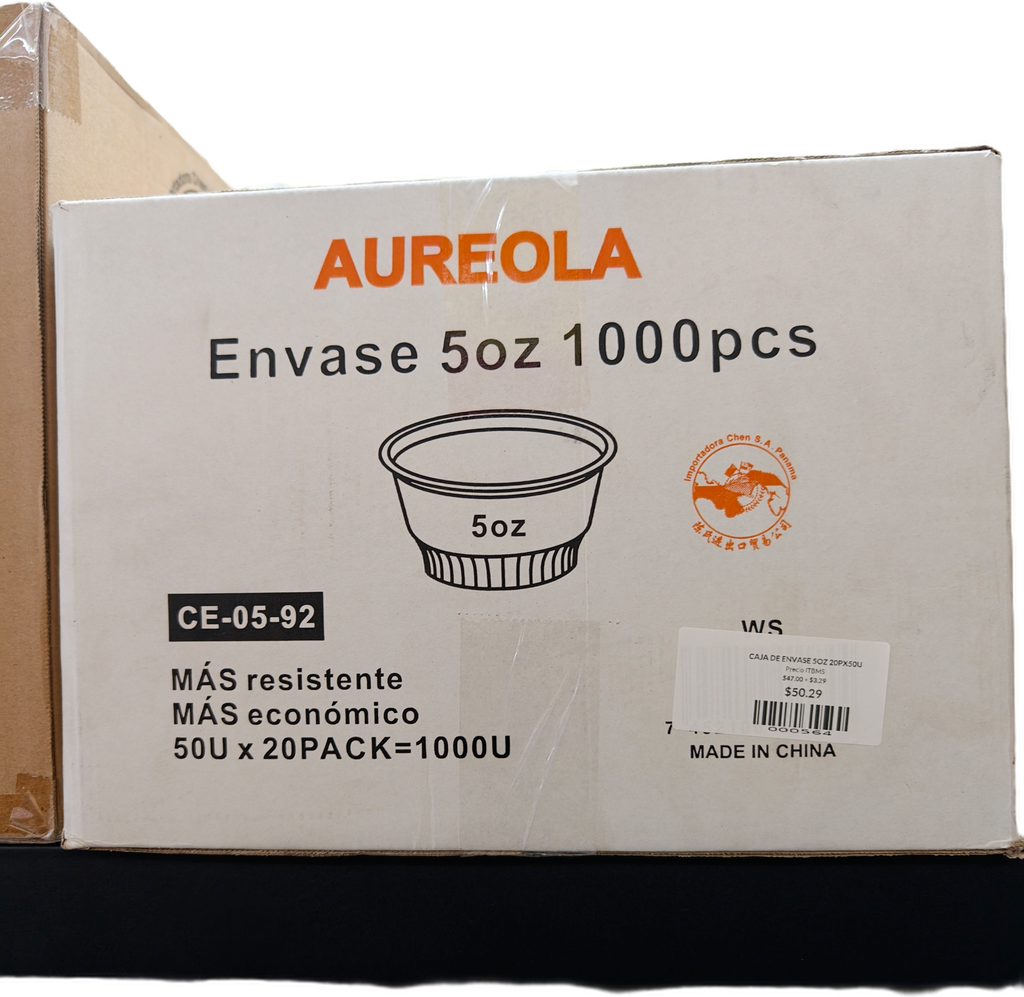 CAJA DE ENVASE 5OZ 20PX50U