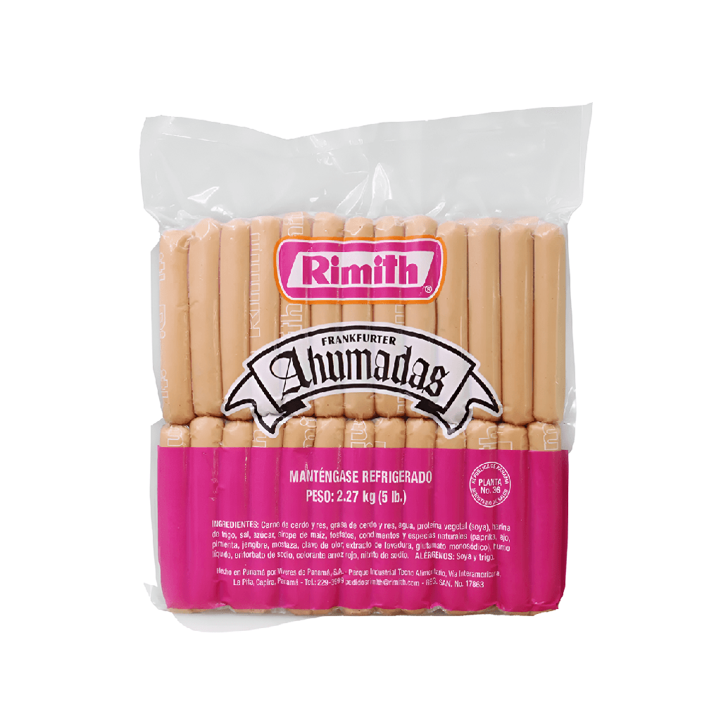 SALCHICHA FRANKFURTER AHUMADAS 5LB