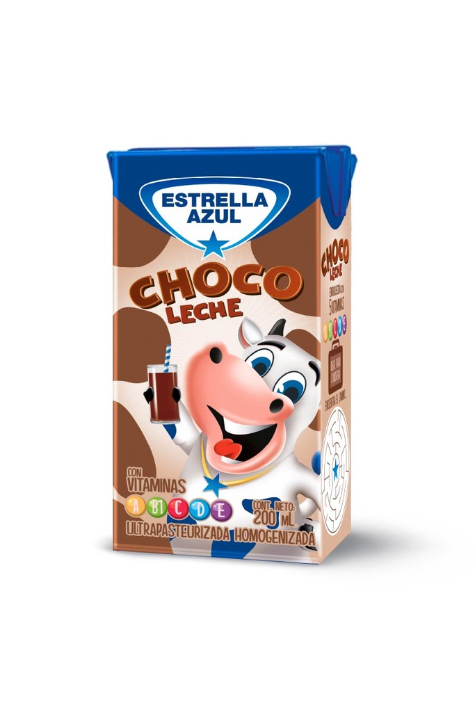 LECHE SABORIZADA ESTRELLA AZUL CHOCO