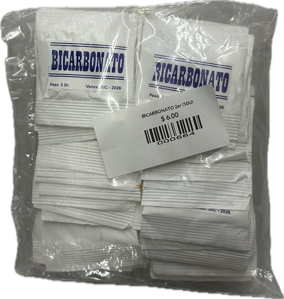 BICARBONATO 2gr (50U)