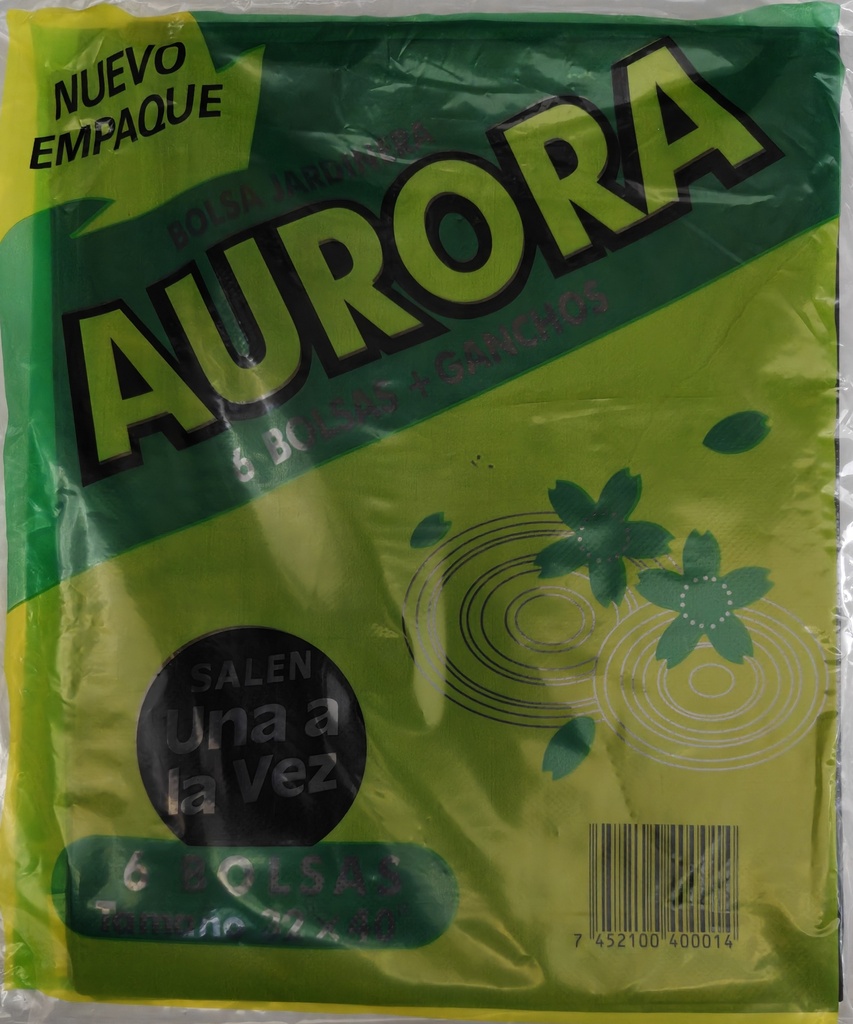 BOLSA BASURA AURORA 32X40