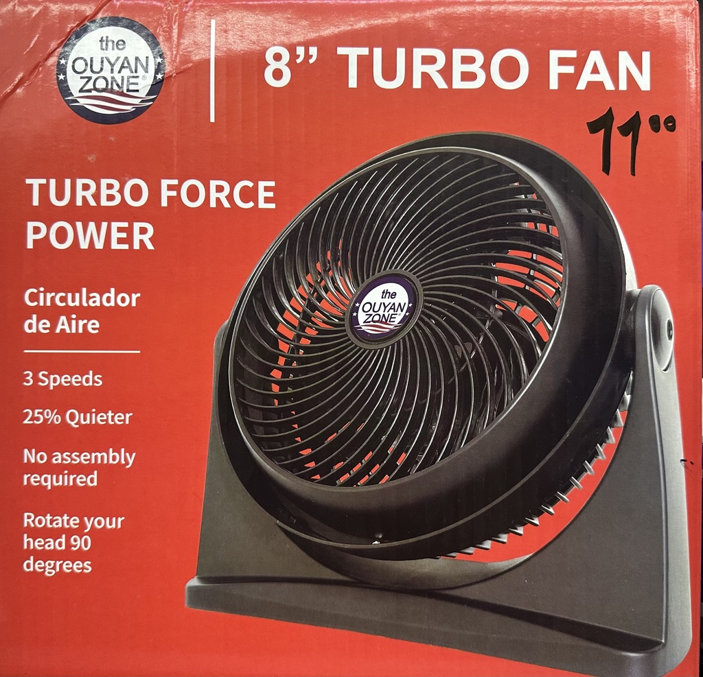 ABANICO 8'' TURBO FAN