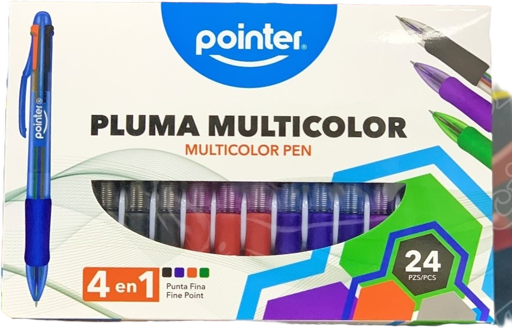 CAJA PLUMA MULTICOLOR 24U