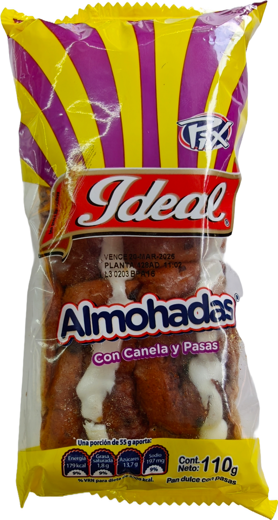 ALMOHADA CON CANELA Y PASAS