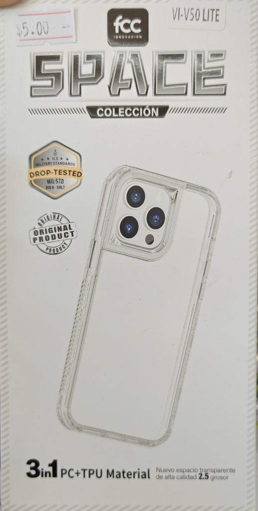 COVER TRANSPARENTE DE  COLORES (FCC)