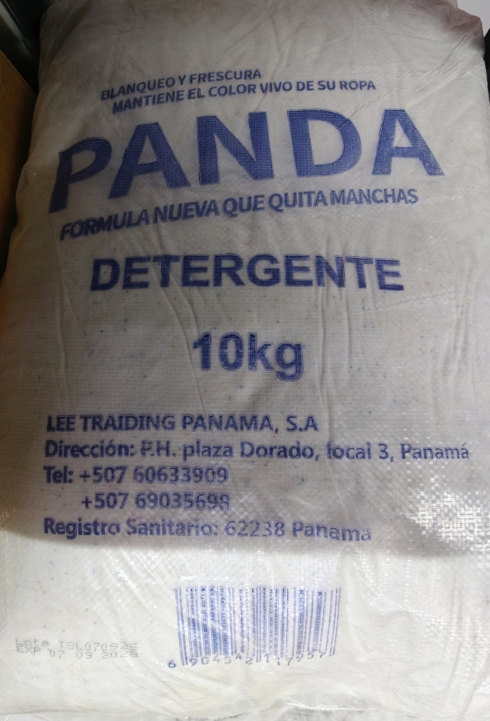 DETERGENTE PANDA 10KG