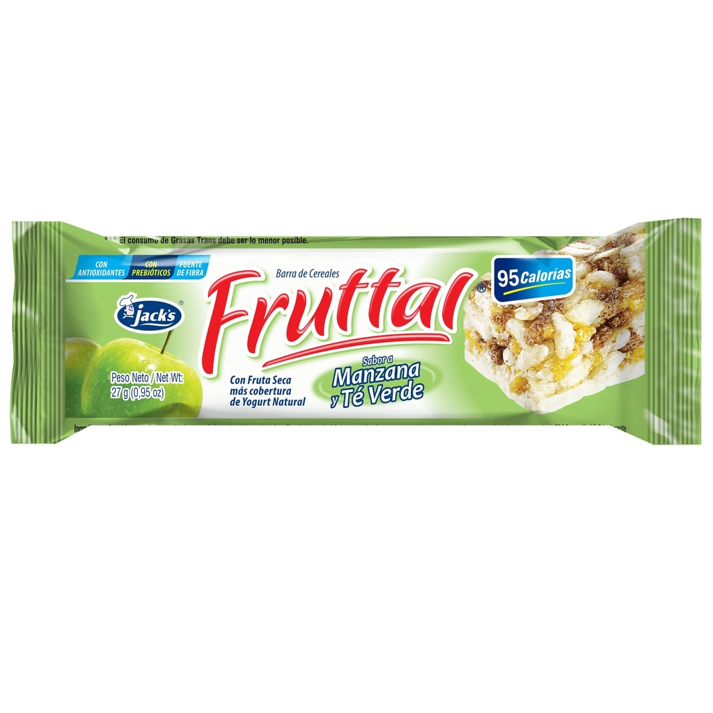 BARRA FRUTTAL MANZANA Y TE VERDE