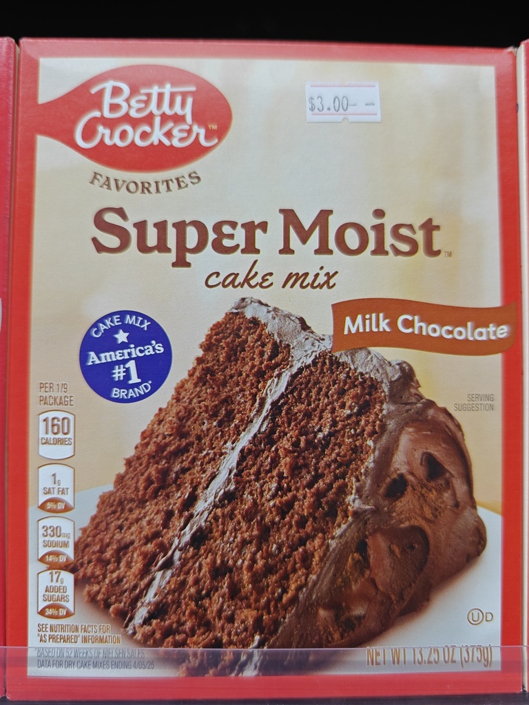 BC CAKE MIX MILK CHOCOLATE