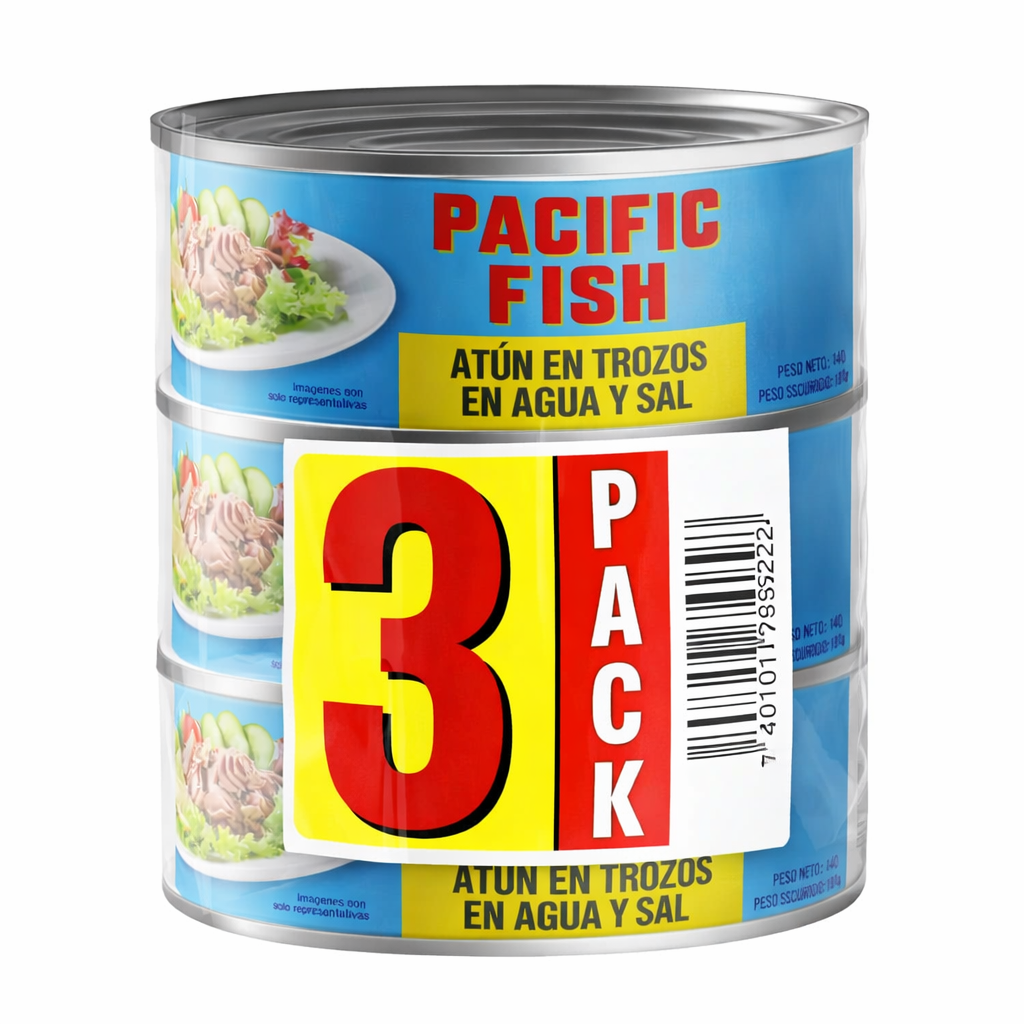 3PACK ATUN DESMENUZADO PACIFIC FISH