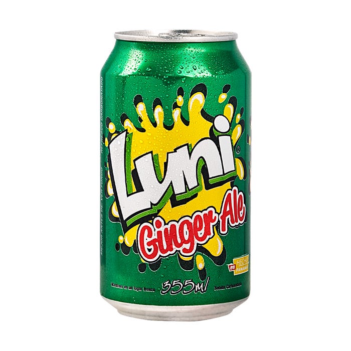 LUNI GINGERALE LATA 355ML
