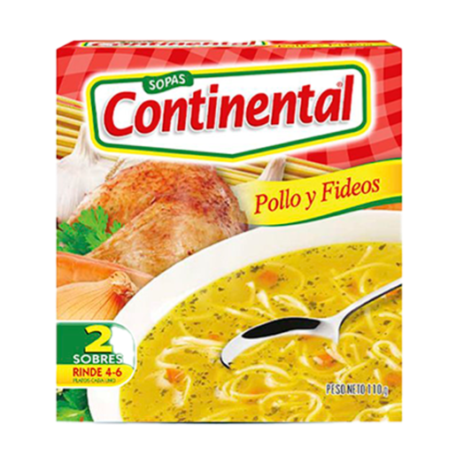 CAJA SOPA CONTINENTAL 2U