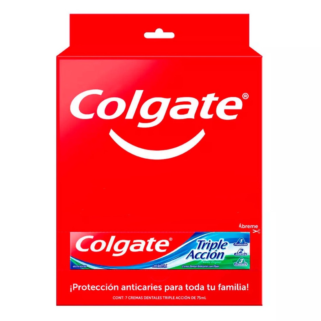 CAJITA COLGATE 7PACK 75ML 7U
