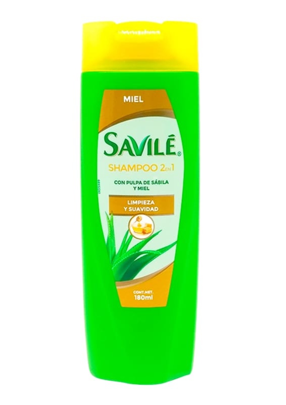 SHAMPOO SAVILE 2EN1 MIEL 180ML