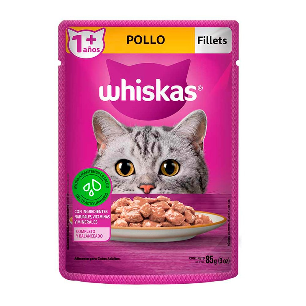 WHISKAS +1 POLLO 85G