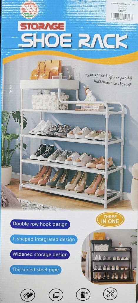 STORAGE SHOE RACK 5 FLOOR