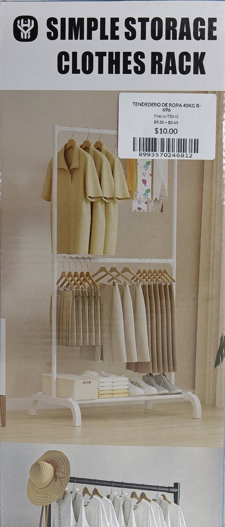 TENDEDERO DE ROPA 40KG R-696