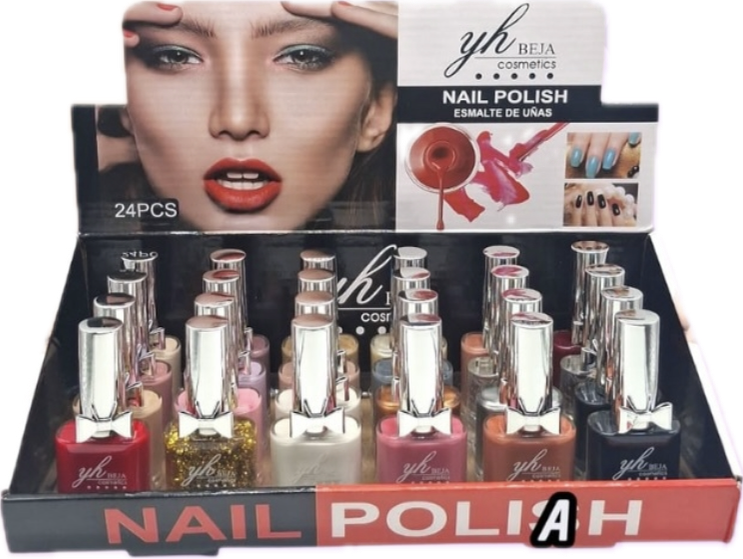 DOCENA DE ESMALTE DE UÑA 12U