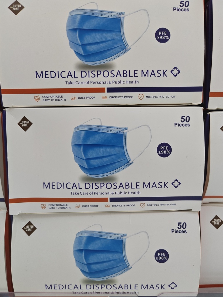 MASCARILLA CELESTE 50U
