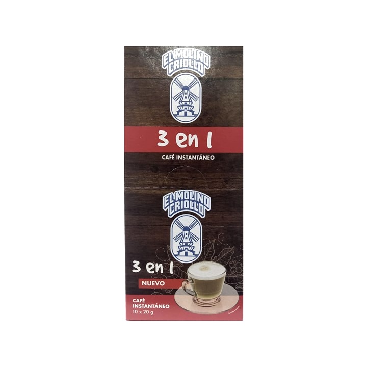 CAFE 3EN1 EL MOLINO 20G