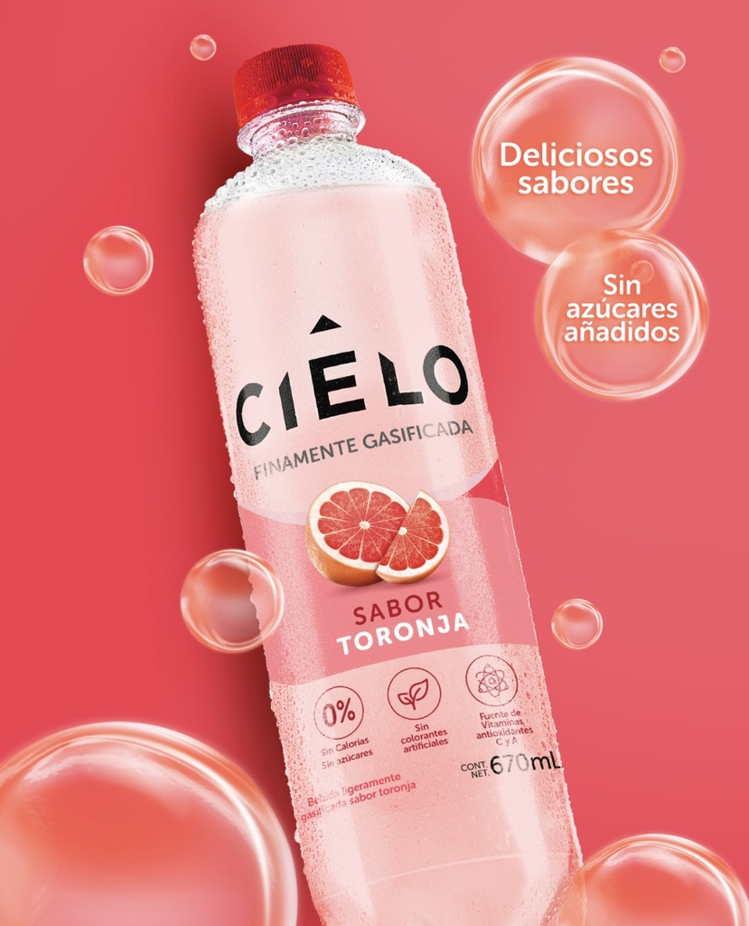 AGUA CIELO TORONJA 670ML
