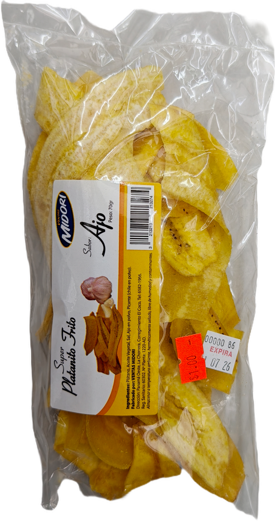 SUPER PLATANITO FRITO AJO MIDORI
