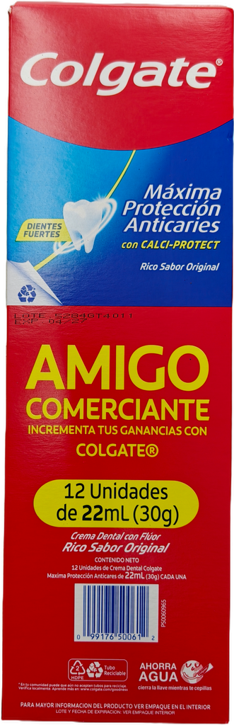 CAJA COLGATE 22ML 12U