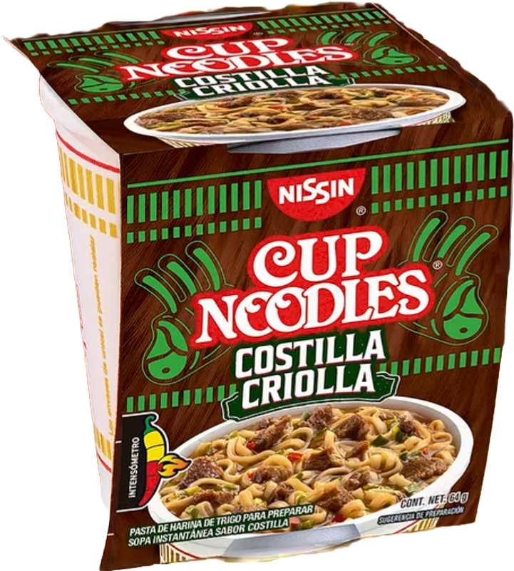 SOPA VASO NISSIN COSTILLA CRIOLLA