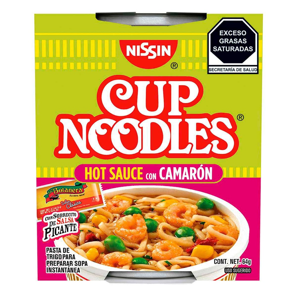 SOPA VASO NISSIN HOT CAMARON
