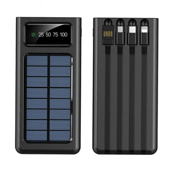 BATERIA PORTATIL CON PANEL SOLAR 20.000 MAH KM-E5719 (KINGMOX)