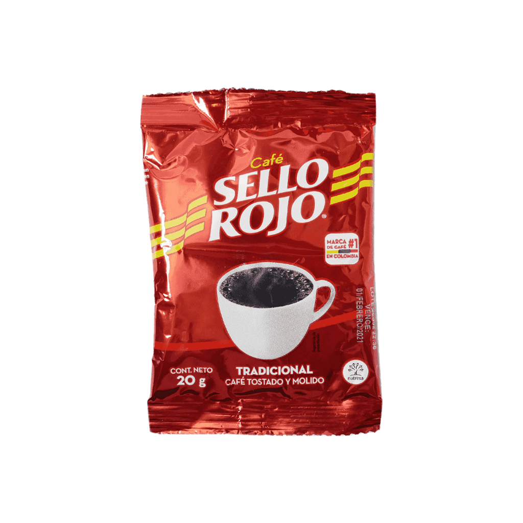 PAQUETE CAFE SELLO ROJO 20G 12U