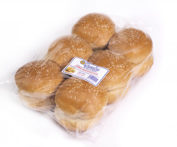 PAN JUMBO HAMBURGUESA MERCEDES (12U)