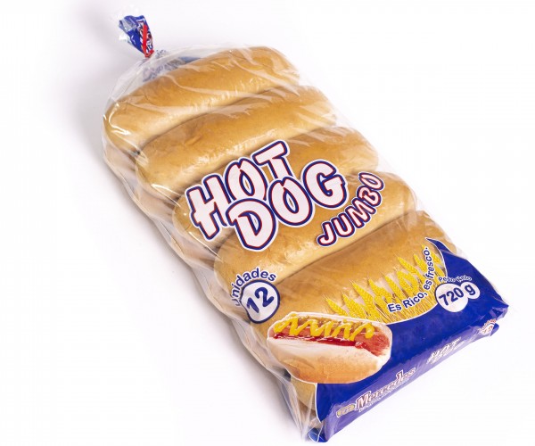 PAN JUMBO HOTDOG MERCEDES (12U)