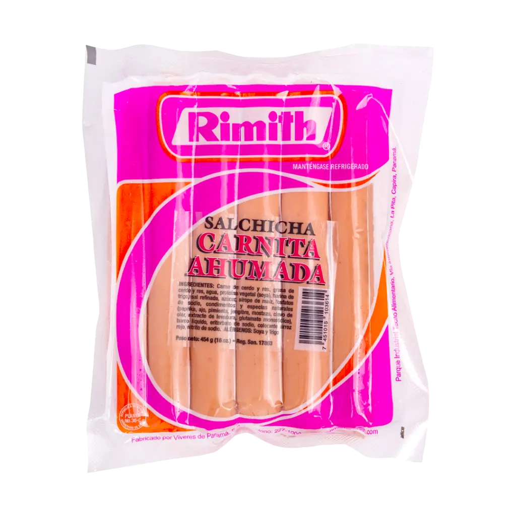 SALCHICHA CARNITA AHUMADA RIMITH (8oz)