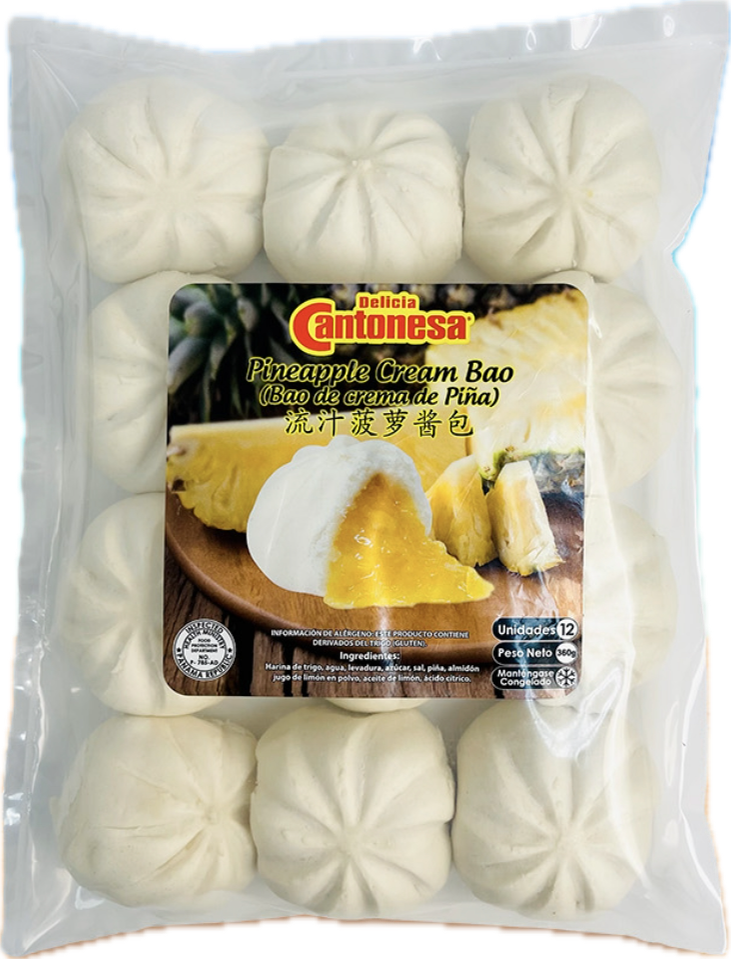 PINEAPPLE CREAM BAO DELICIA CANTONESA