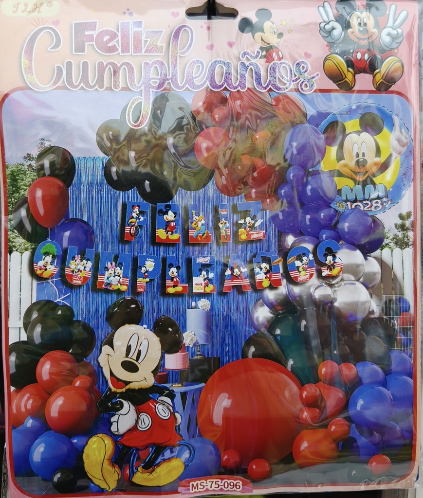ARCO DE GLOBOS DE MICKEY (MS-75-096)