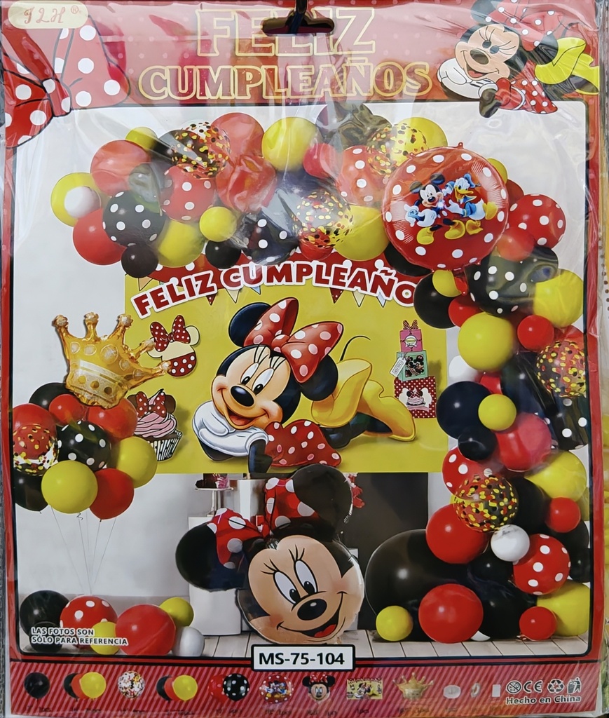 ARCO DE MINNIE ROJO (MS-75-104)