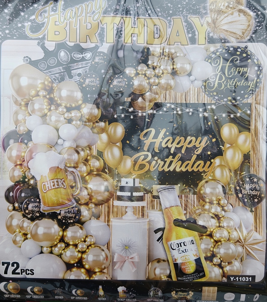 ARCO DE JARRA Y CORONA 72PCS (MS-75-204)