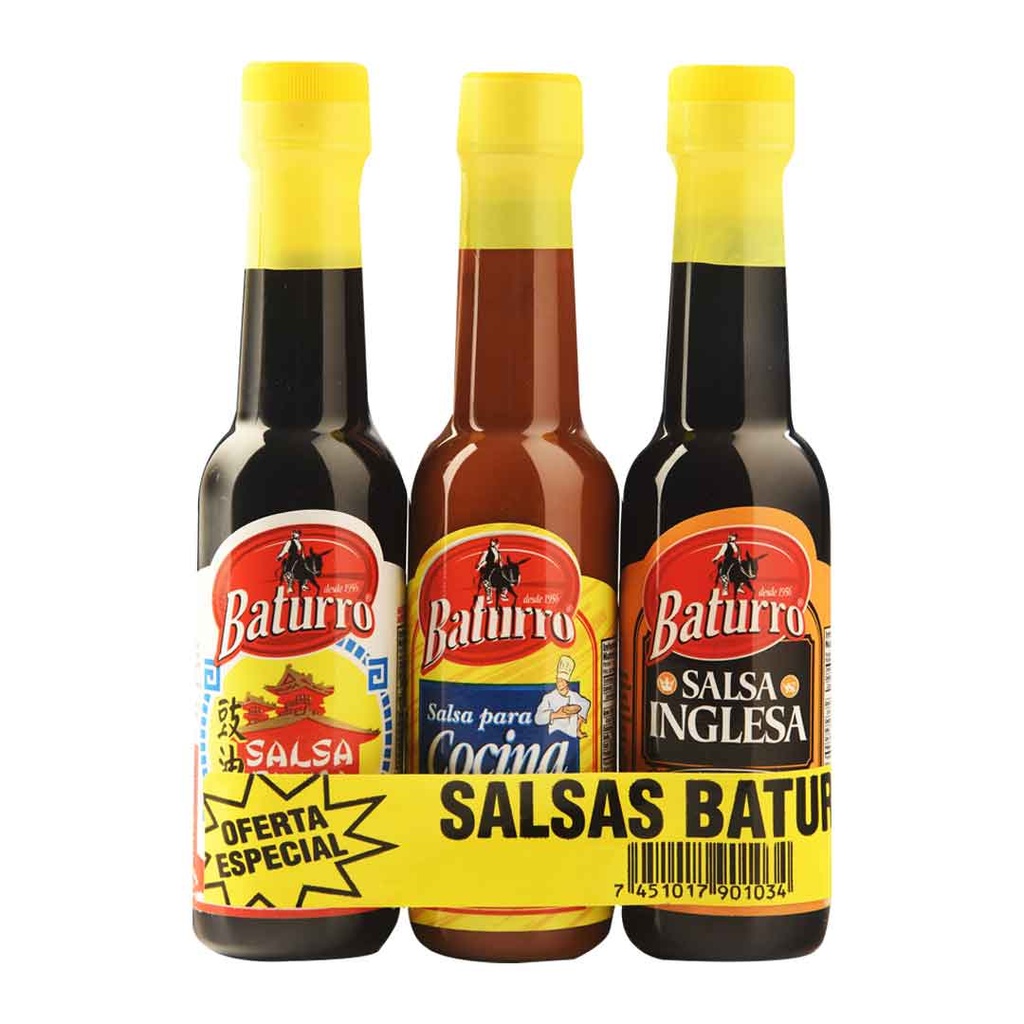 TRIO SALSAS BATURRO 163ML