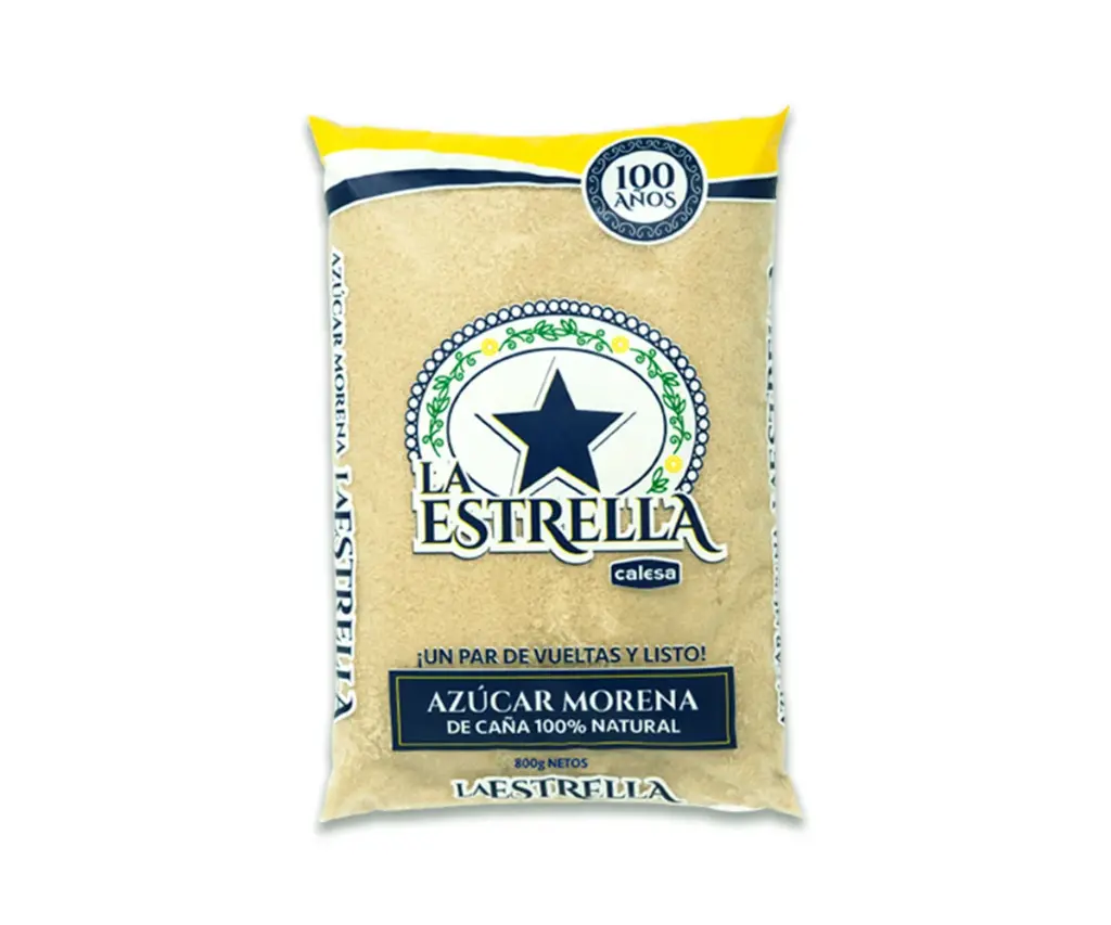 BULTO AZUCAR MORENA 800G LA ESTRELLA 25U