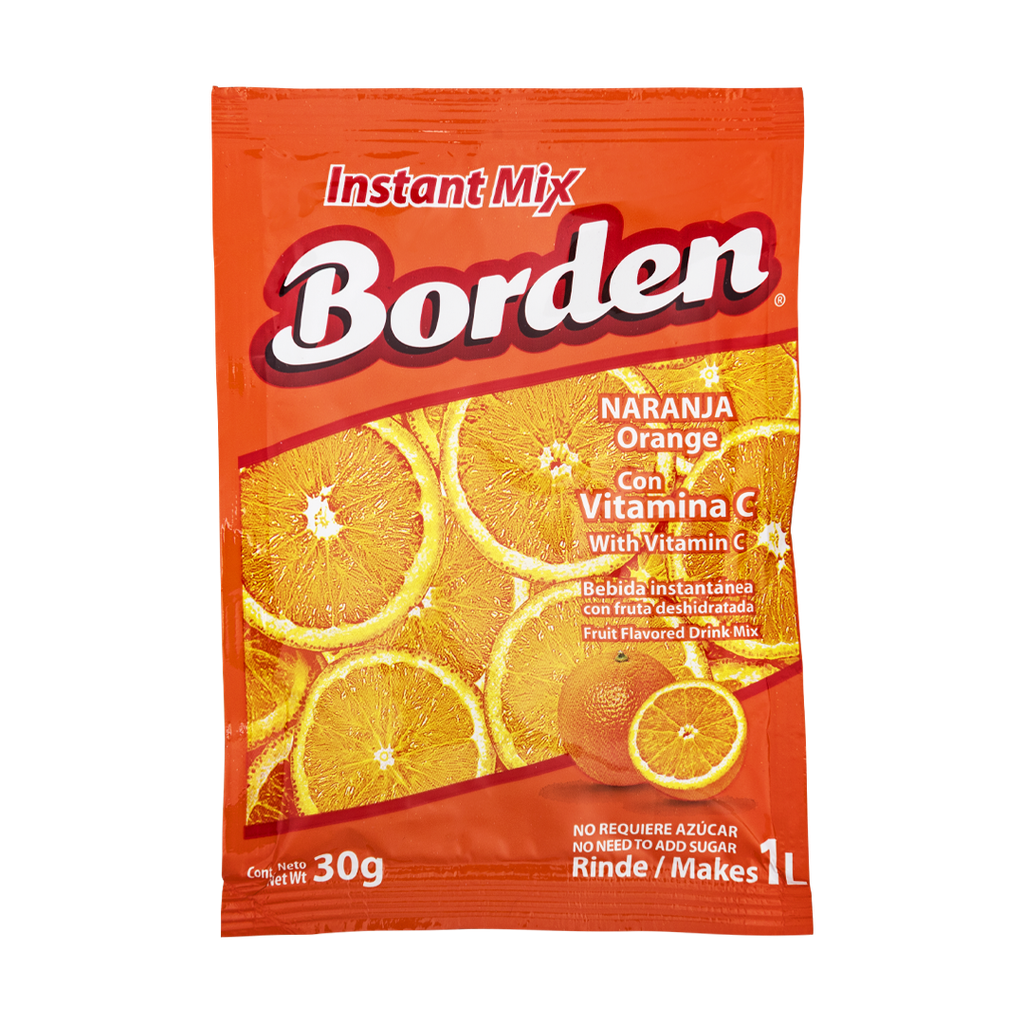 BORDEN INSTANT MIX NARANJA 30g