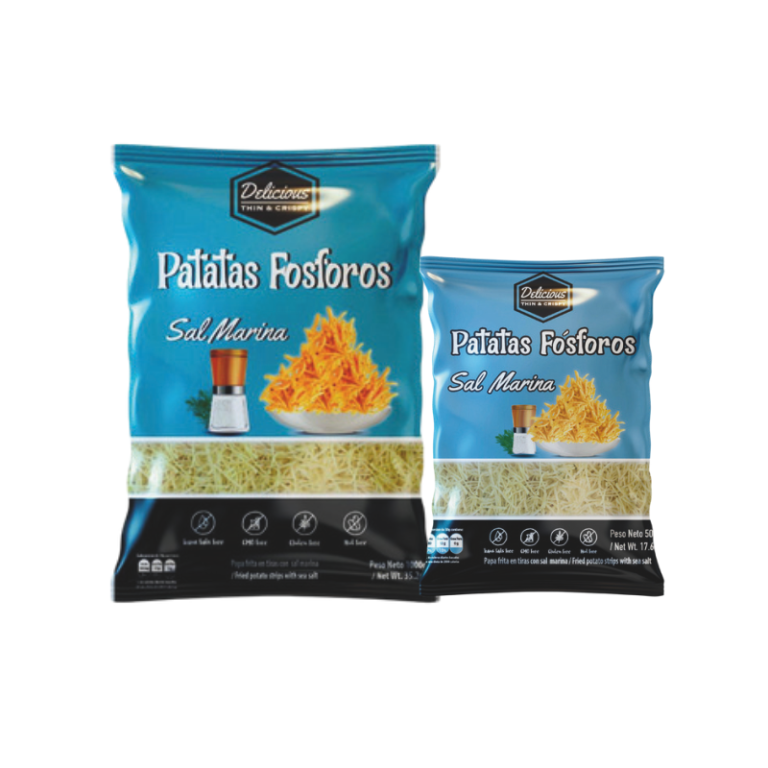 DELICIOUS PATATAS FOSFORO SAL MARINA 500G